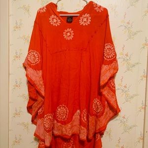 ACE Fashion Free size orange boho shirt